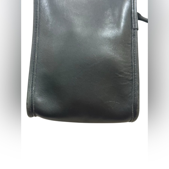 Coach Vintage 9956 Black Leather Small Flap Crossbody Bag - Picture 14 of 16